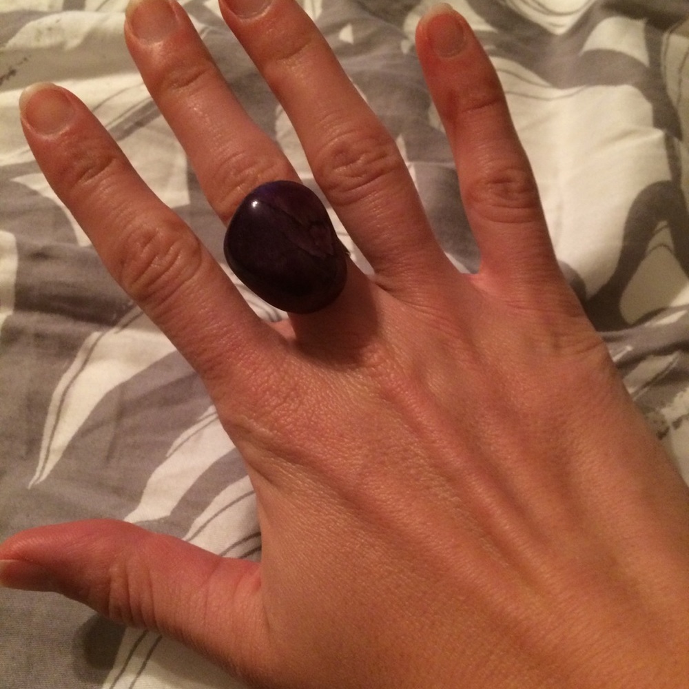 Adjustable Gemstone Ring